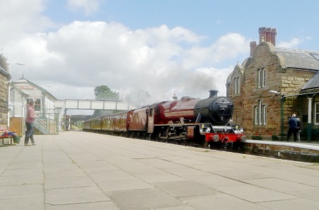 45699 at Helsby on the North Wales Coast Express 19th July 2015